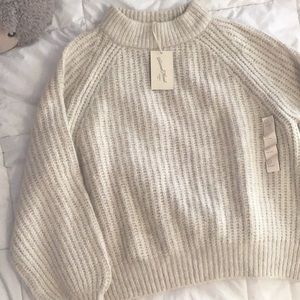 Womens creme sweater
